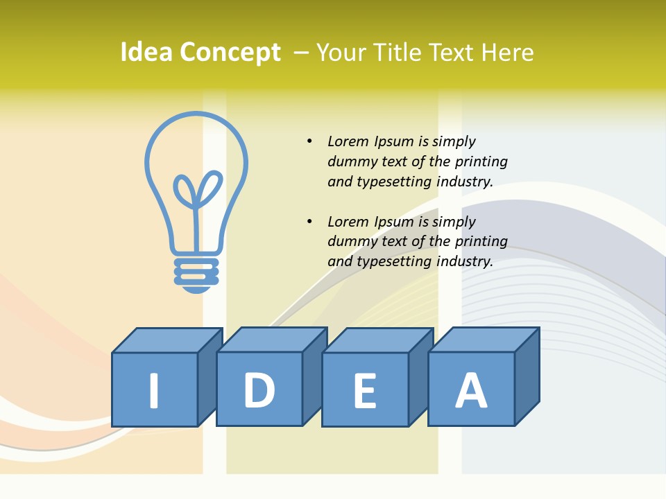 Texture Easy Abstract PowerPoint Template