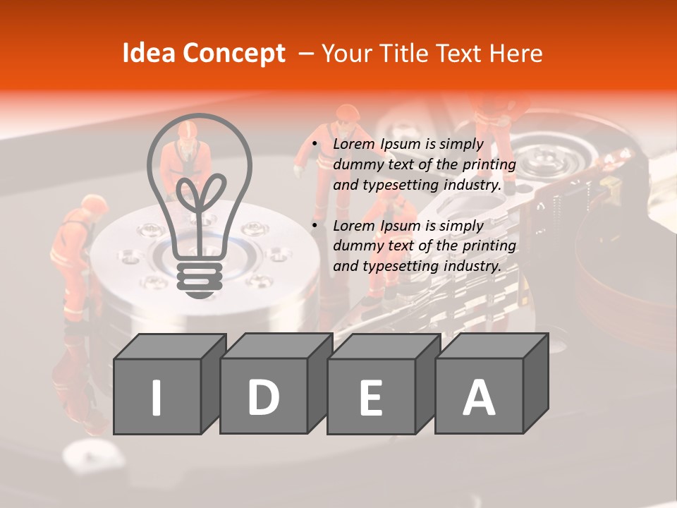 Engineer Megabyte Recovery PowerPoint Template