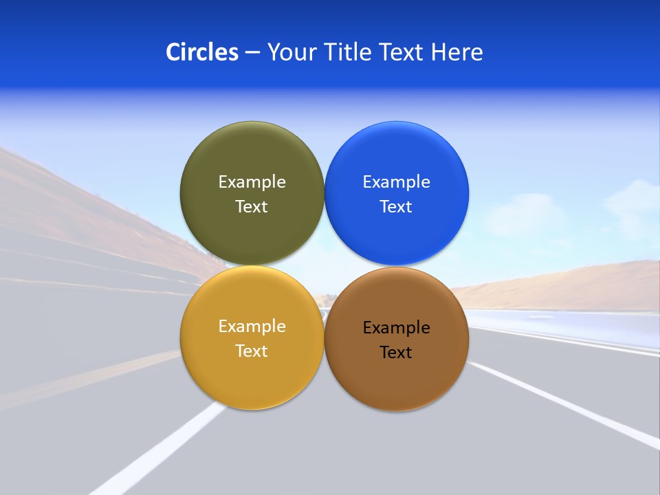 Blur Travel Forest PowerPoint Template