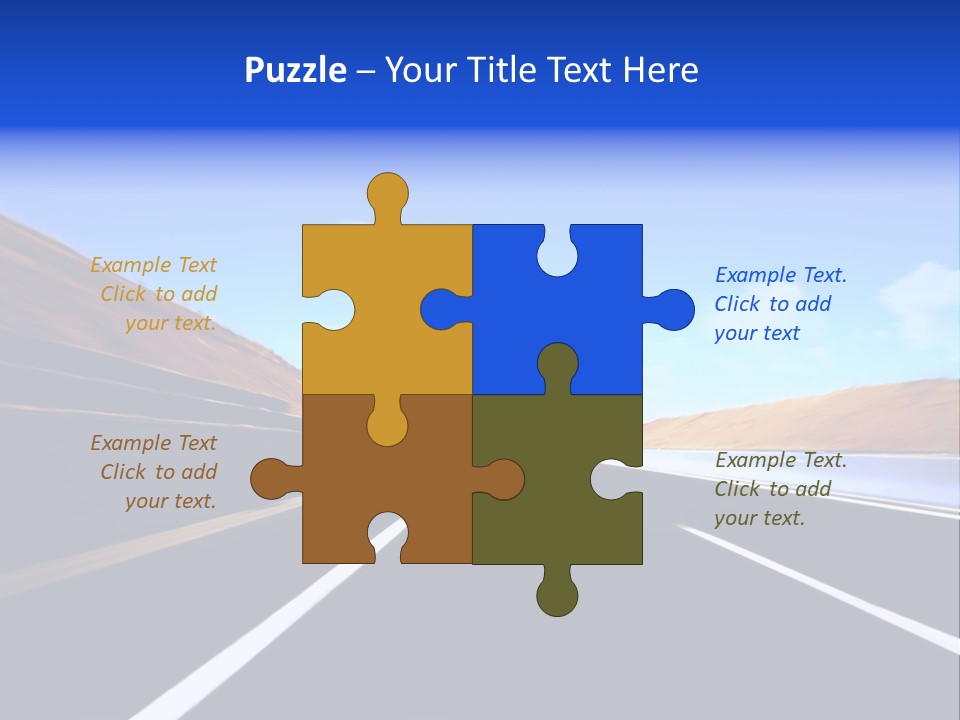 Blur Travel Forest PowerPoint Template