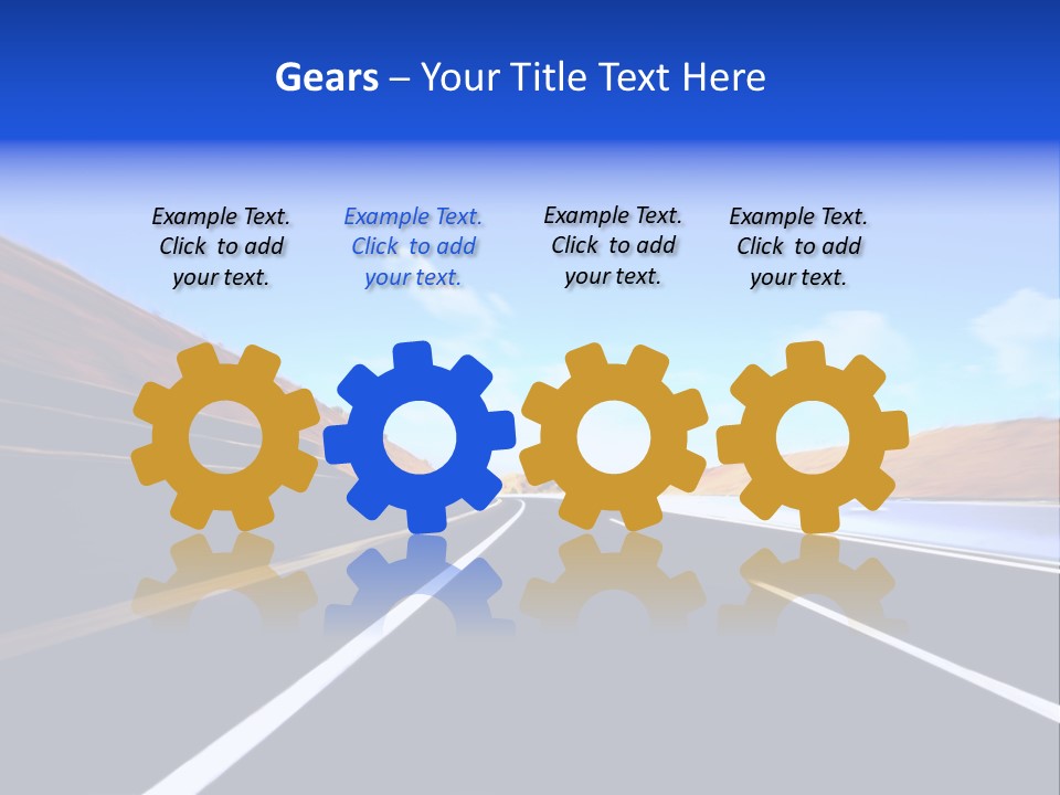 Blur Travel Forest PowerPoint Template