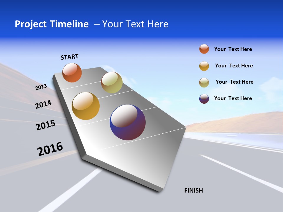 Blur Travel Forest PowerPoint Template