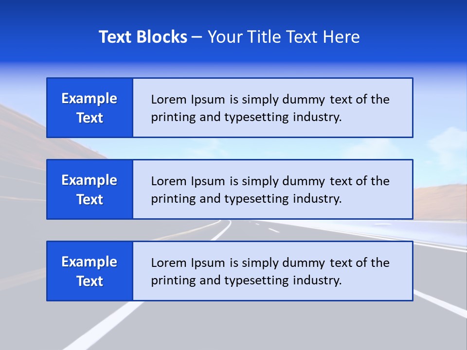 Blur Travel Forest PowerPoint Template