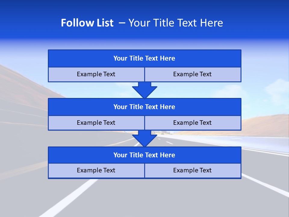 Blur Travel Forest PowerPoint Template