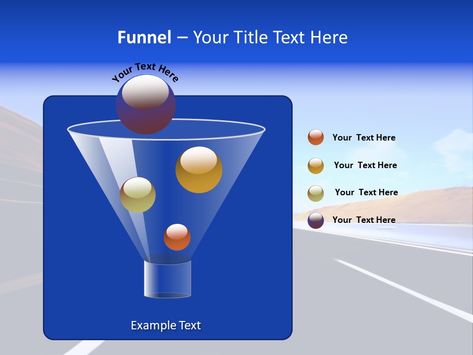 Blur Travel Forest PowerPoint Template