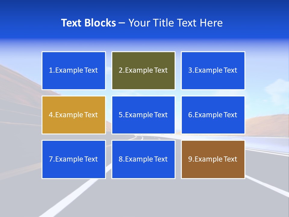Blur Travel Forest PowerPoint Template