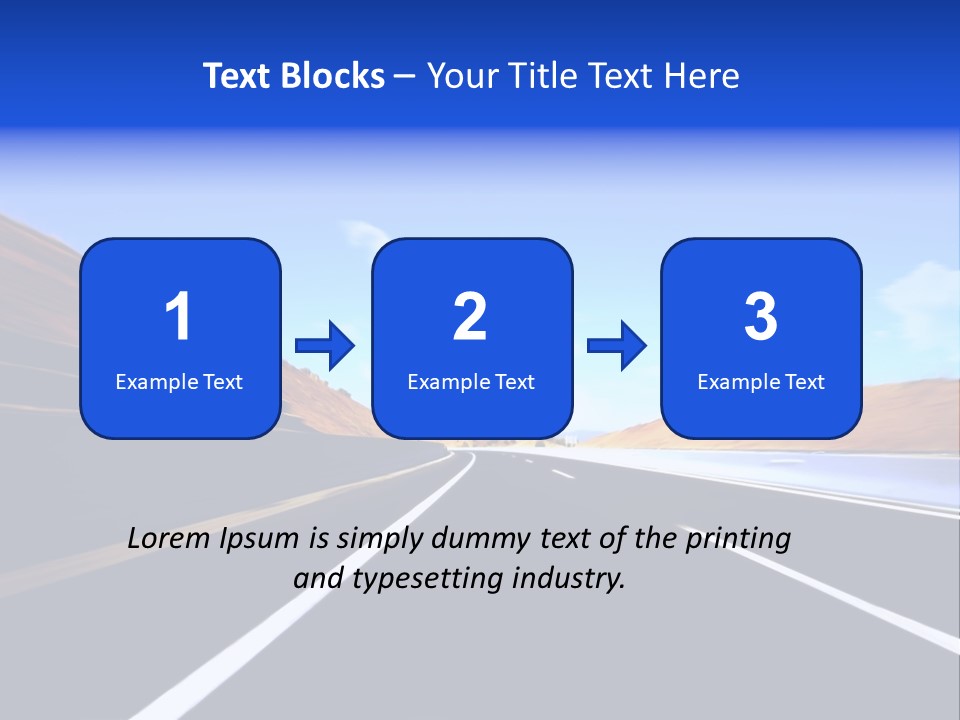 Blur Travel Forest PowerPoint Template