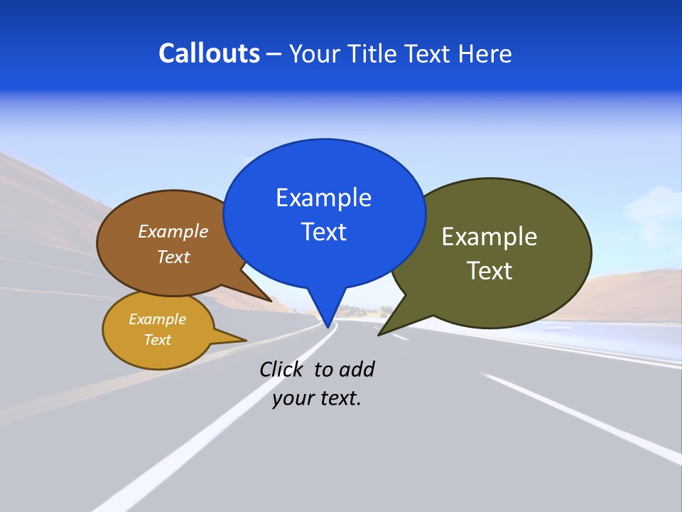Blur Travel Forest PowerPoint Template