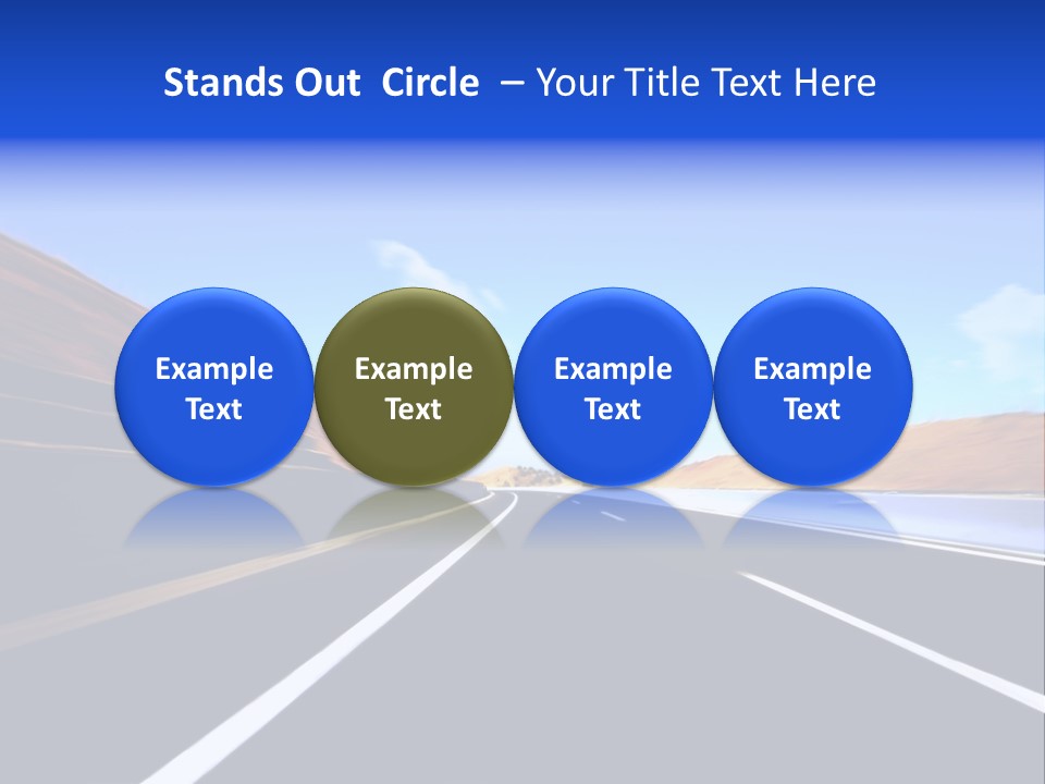 Blur Travel Forest PowerPoint Template