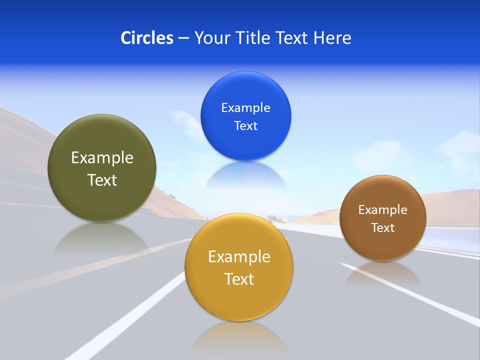 Blur Travel Forest PowerPoint Template