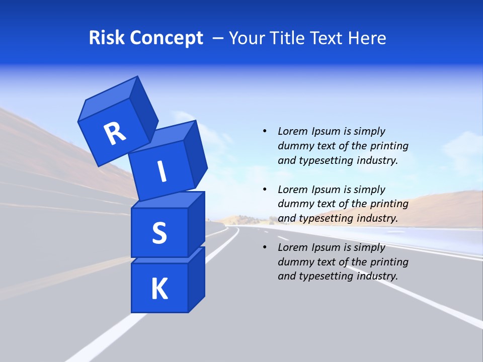 Blur Travel Forest PowerPoint Template