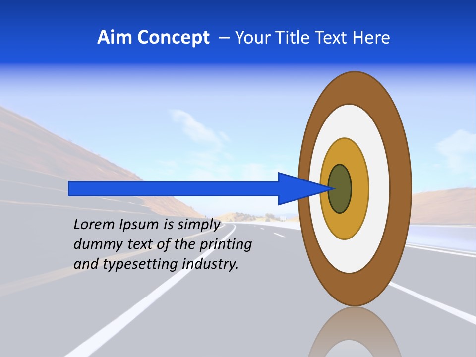 Blur Travel Forest PowerPoint Template