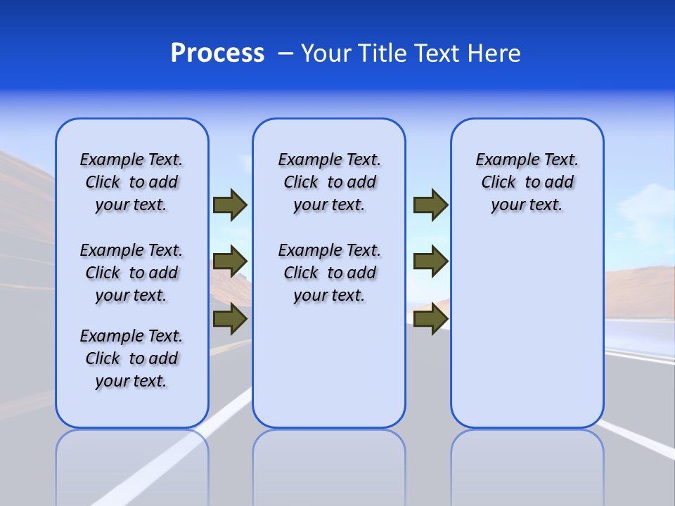 Blur Travel Forest PowerPoint Template