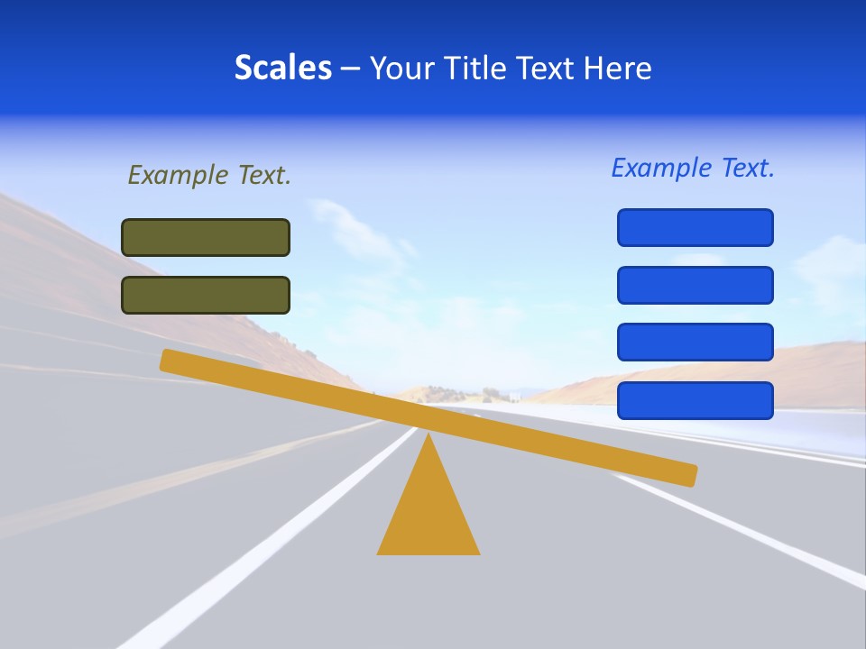 Blur Travel Forest PowerPoint Template