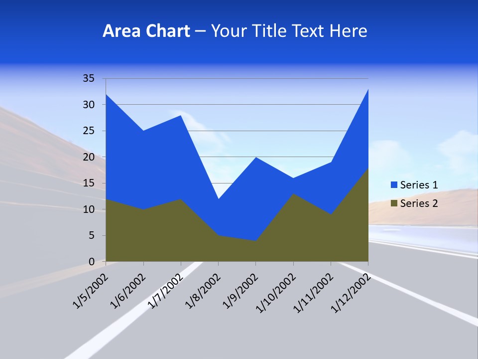 Blur Travel Forest PowerPoint Template