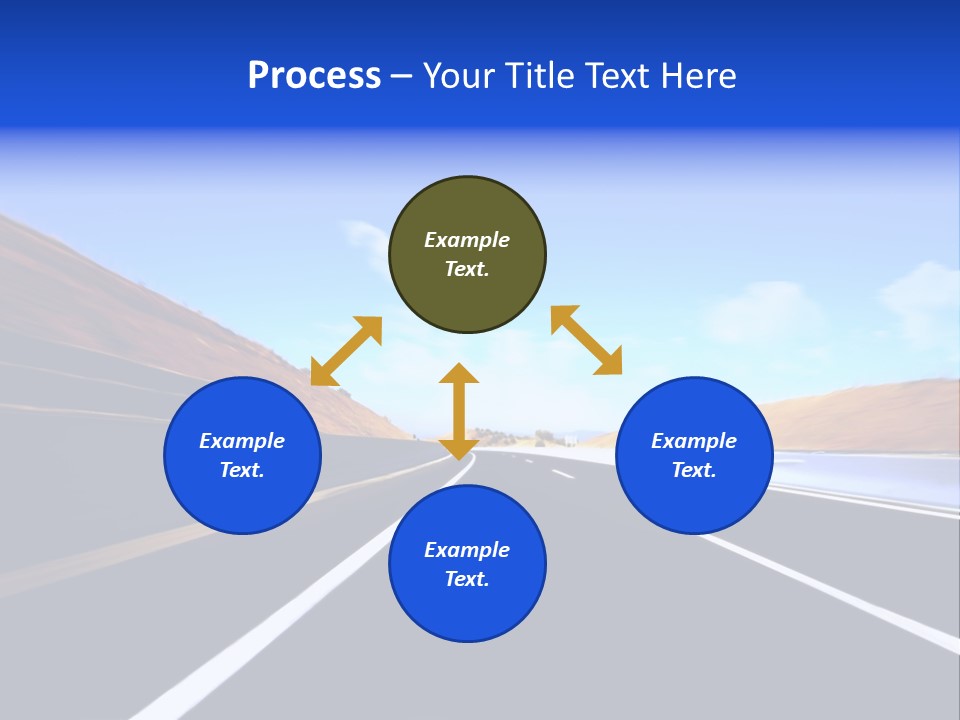 Blur Travel Forest PowerPoint Template