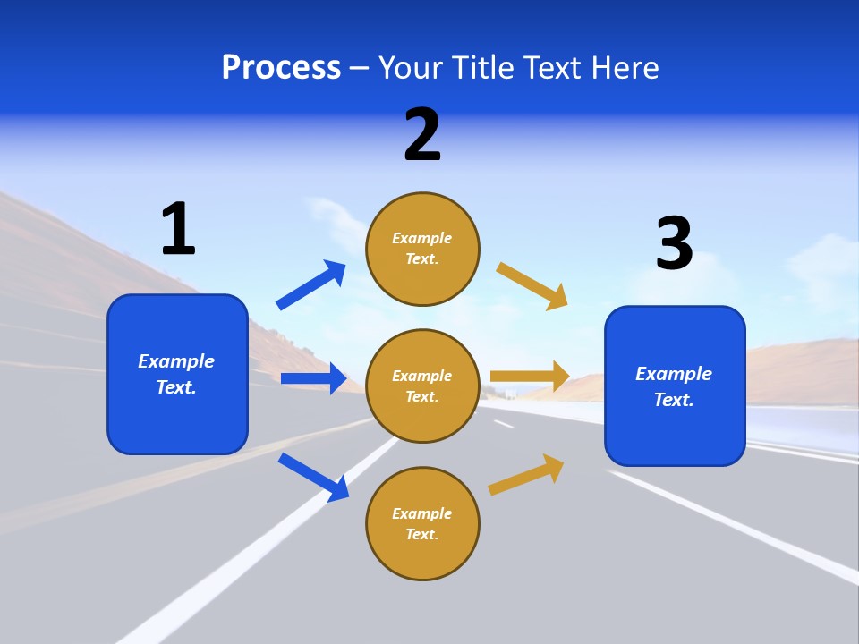 Blur Travel Forest PowerPoint Template