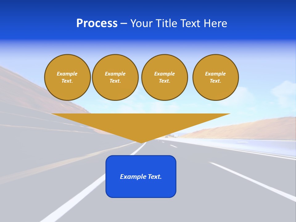 Blur Travel Forest PowerPoint Template