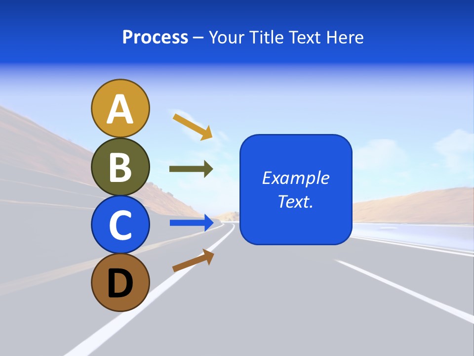 Blur Travel Forest PowerPoint Template