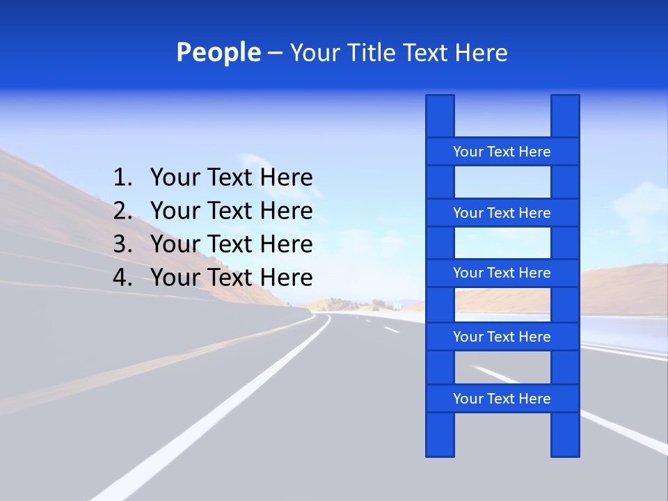 Blur Travel Forest PowerPoint Template