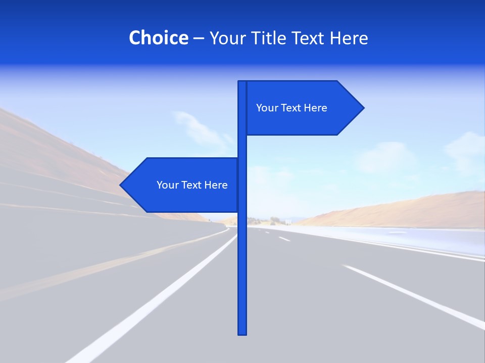 Blur Travel Forest PowerPoint Template