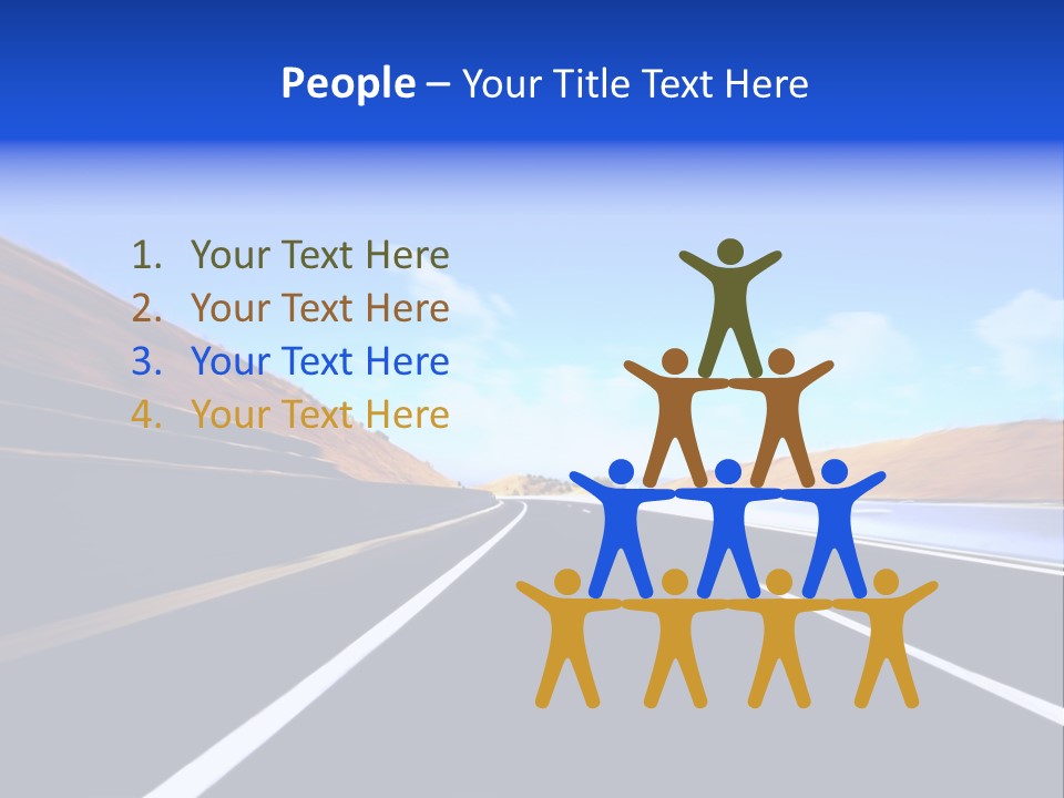 Blur Travel Forest PowerPoint Template