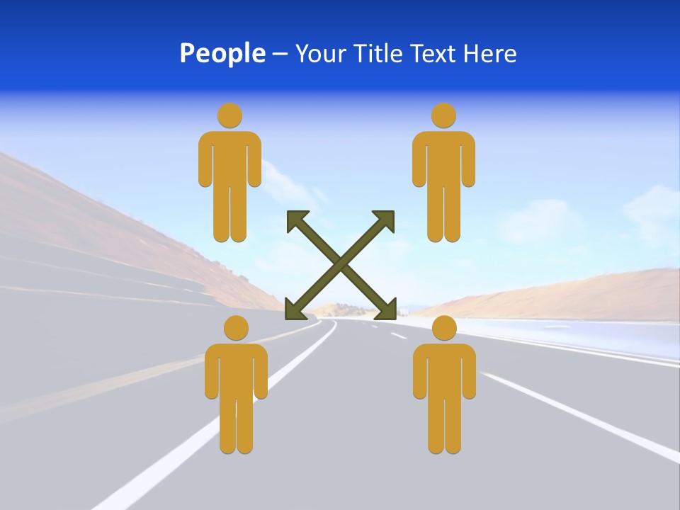 Blur Travel Forest PowerPoint Template