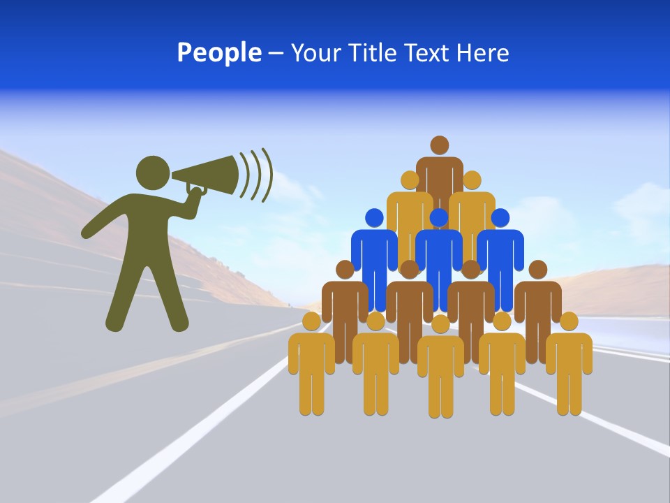 Blur Travel Forest PowerPoint Template