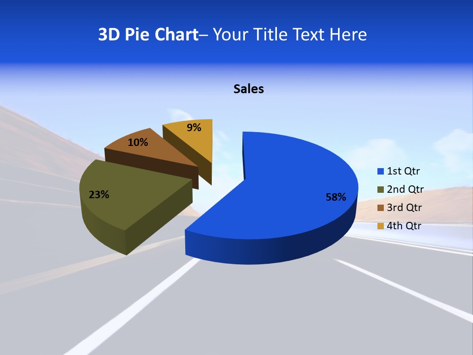 Blur Travel Forest PowerPoint Template