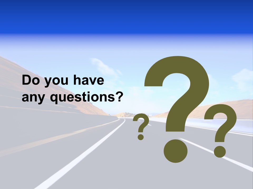 Blur Travel Forest PowerPoint Template