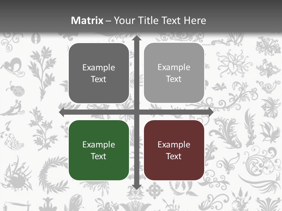 Floorplan Structure Isolated PowerPoint Template