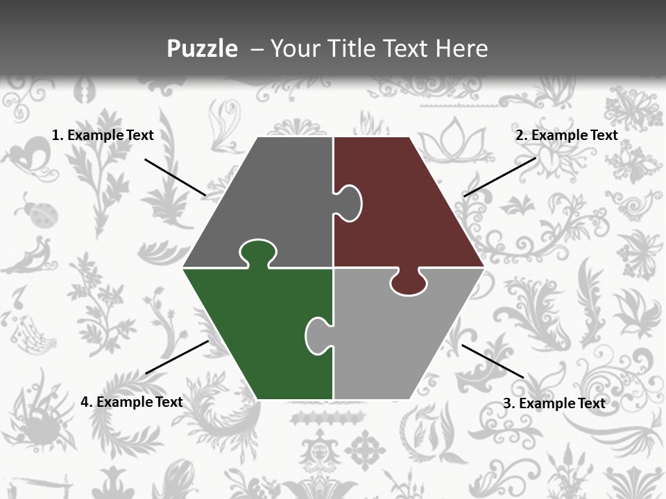 Floorplan Structure Isolated PowerPoint Template