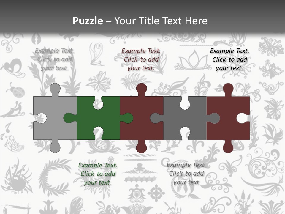 Floorplan Structure Isolated PowerPoint Template
