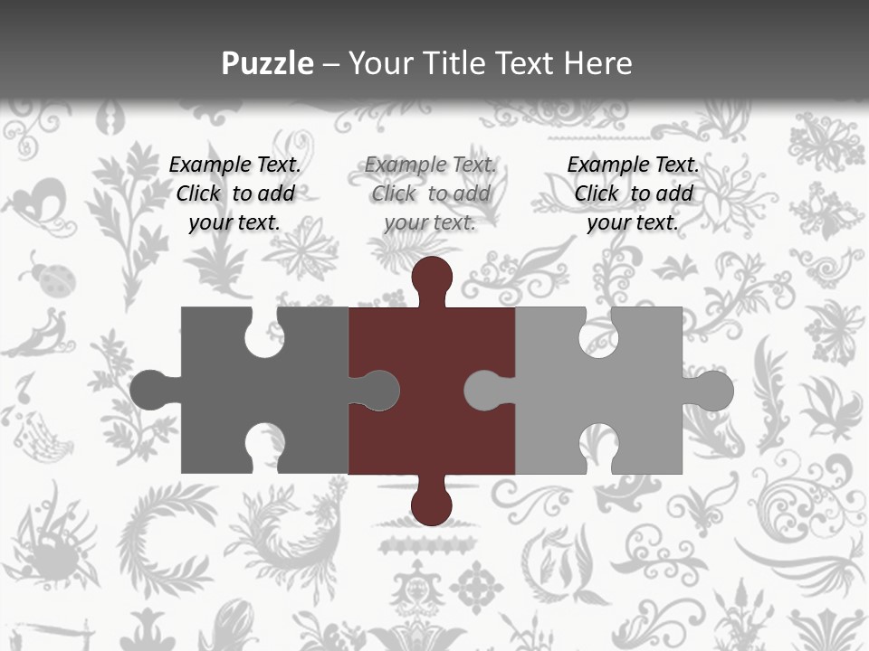 Floorplan Structure Isolated PowerPoint Template