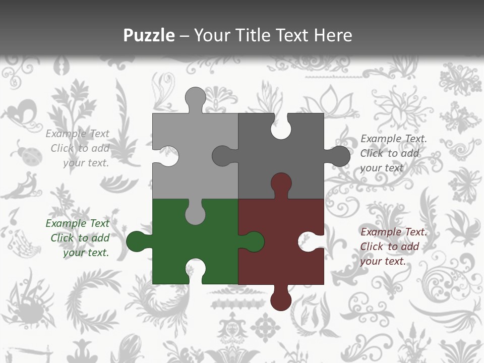 Floorplan Structure Isolated PowerPoint Template