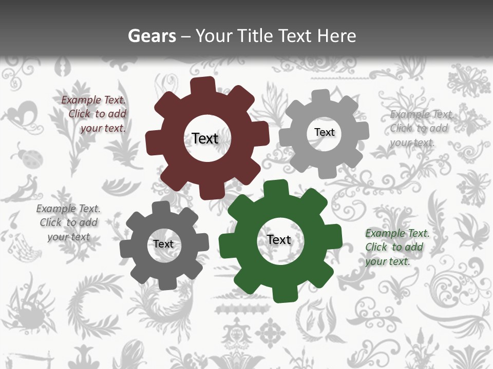 Floorplan Structure Isolated PowerPoint Template