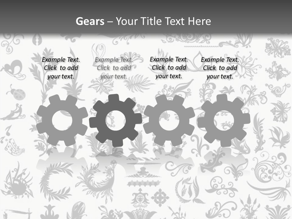 Floorplan Structure Isolated PowerPoint Template