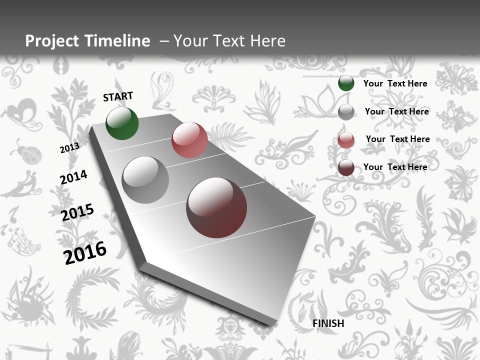 Floorplan Structure Isolated PowerPoint Template