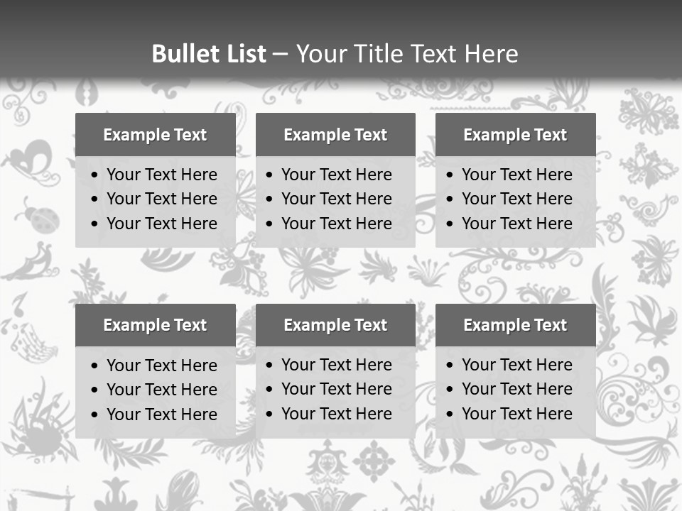 Floorplan Structure Isolated PowerPoint Template
