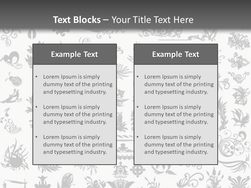 Floorplan Structure Isolated PowerPoint Template