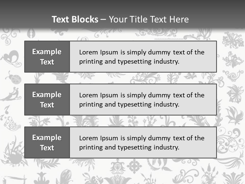Floorplan Structure Isolated PowerPoint Template
