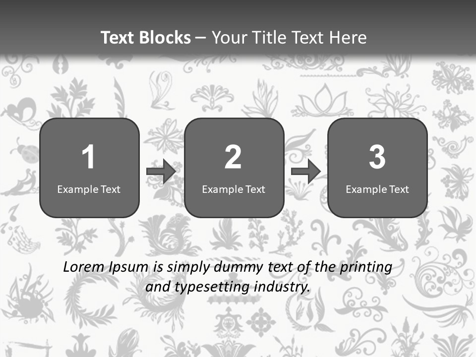 Floorplan Structure Isolated PowerPoint Template