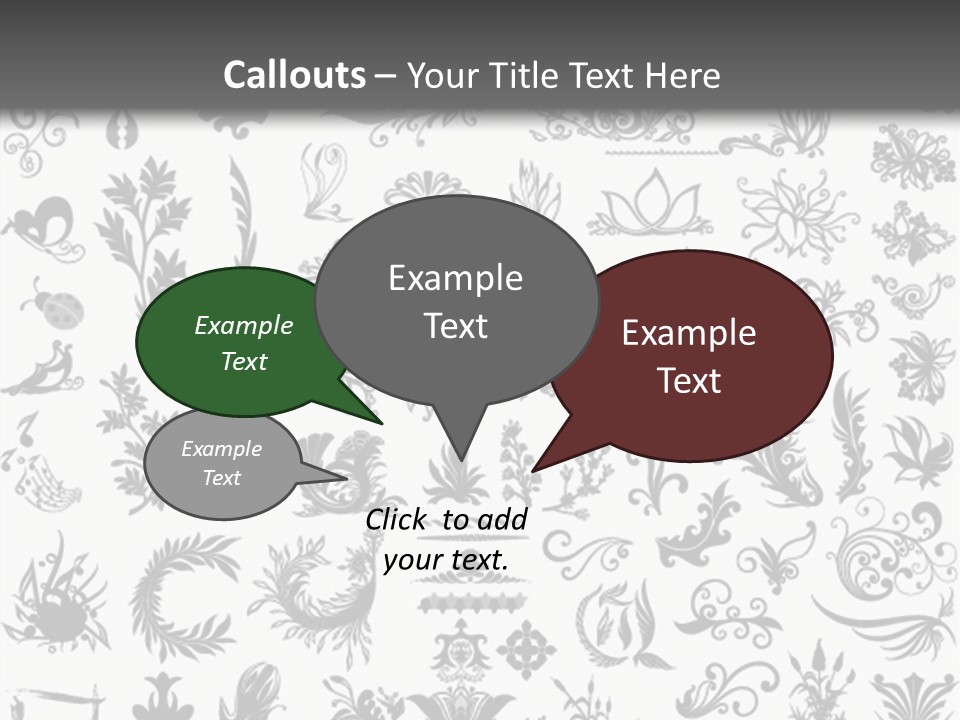 Floorplan Structure Isolated PowerPoint Template