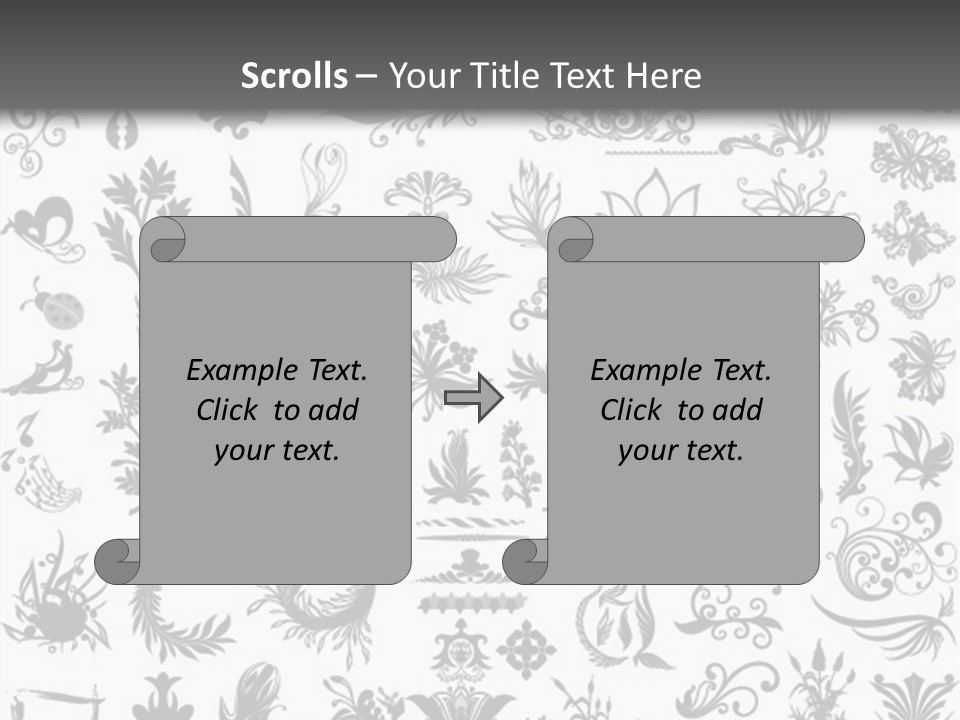 Floorplan Structure Isolated PowerPoint Template