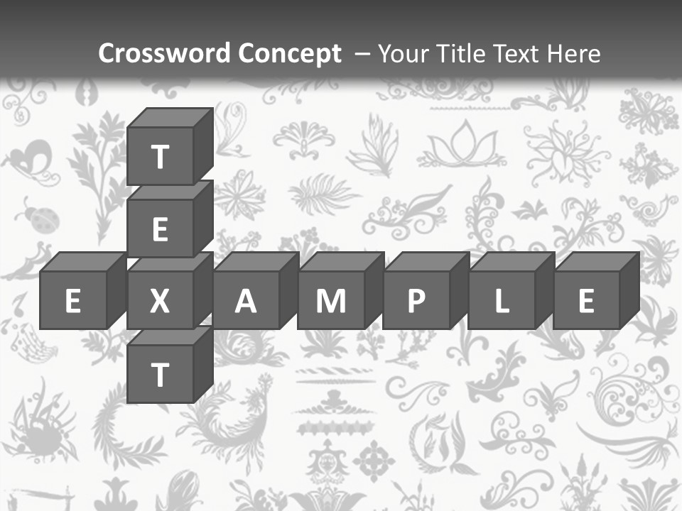 Floorplan Structure Isolated PowerPoint Template
