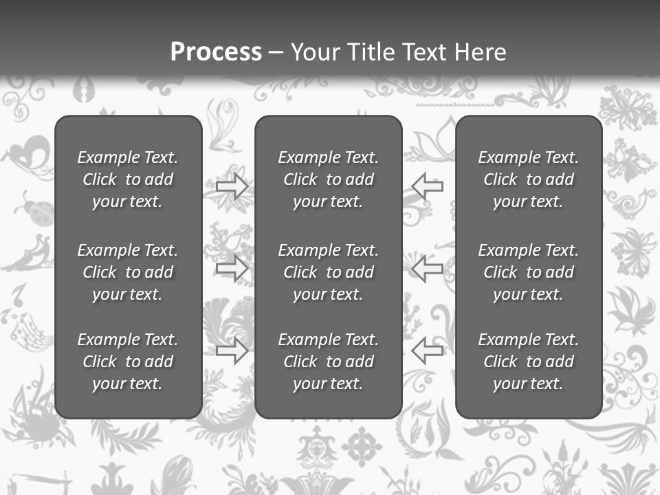 Floorplan Structure Isolated PowerPoint Template