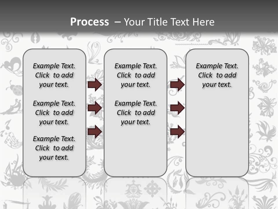 Floorplan Structure Isolated PowerPoint Template