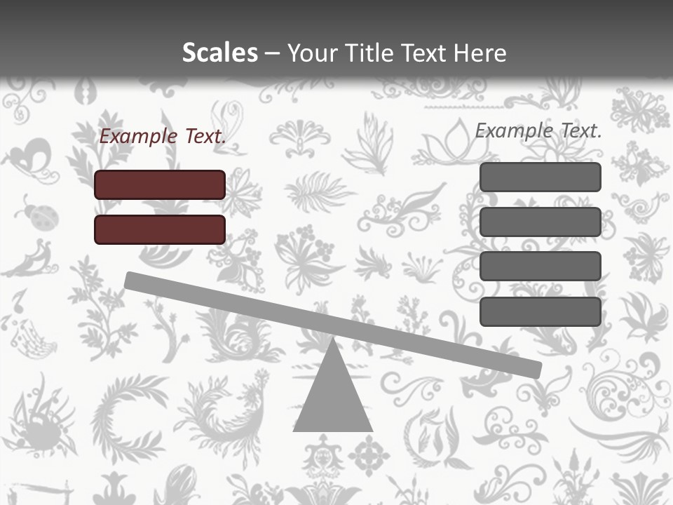 Floorplan Structure Isolated PowerPoint Template