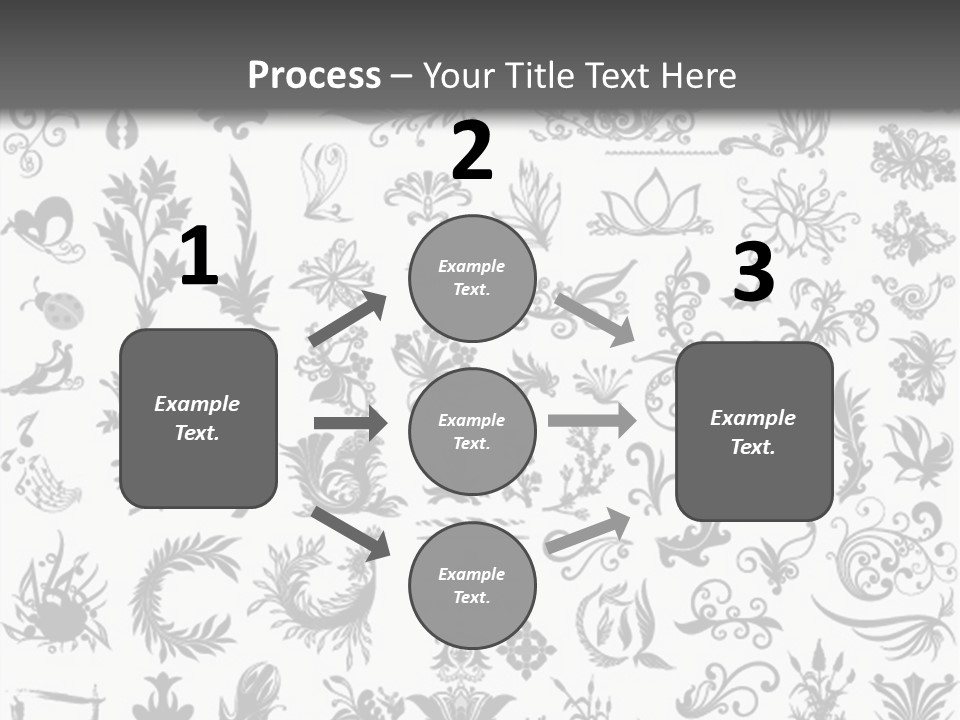 Floorplan Structure Isolated PowerPoint Template