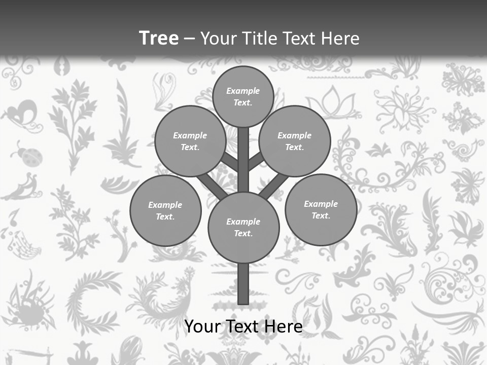 Floorplan Structure Isolated PowerPoint Template